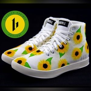 Nobull WOMEN'S HIGH-TOP CANVAS TRAINER Custom Hand Painted Print
